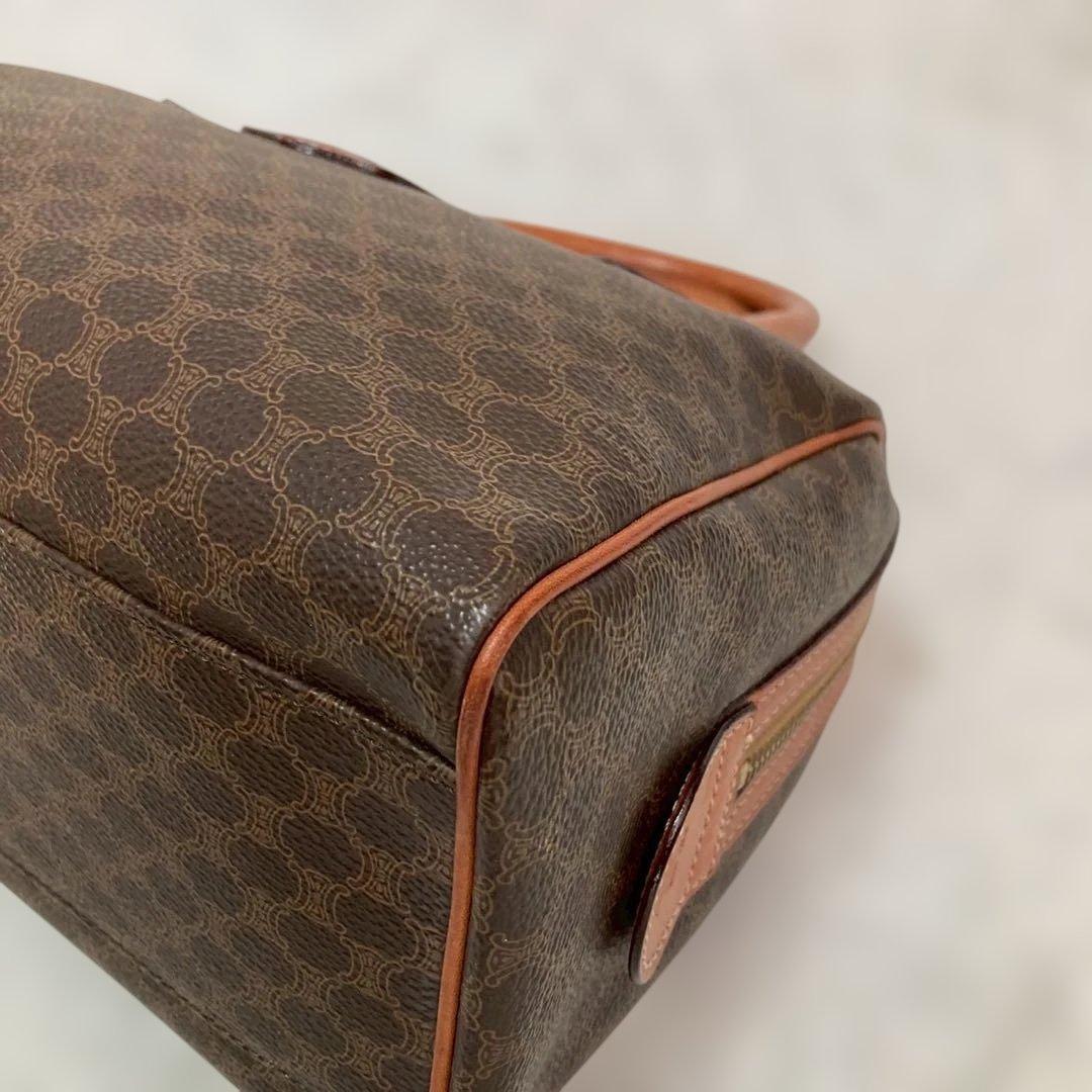 CELINE セリーヌ マカダム ボストンバッグ トリオンフ　ミニボストン