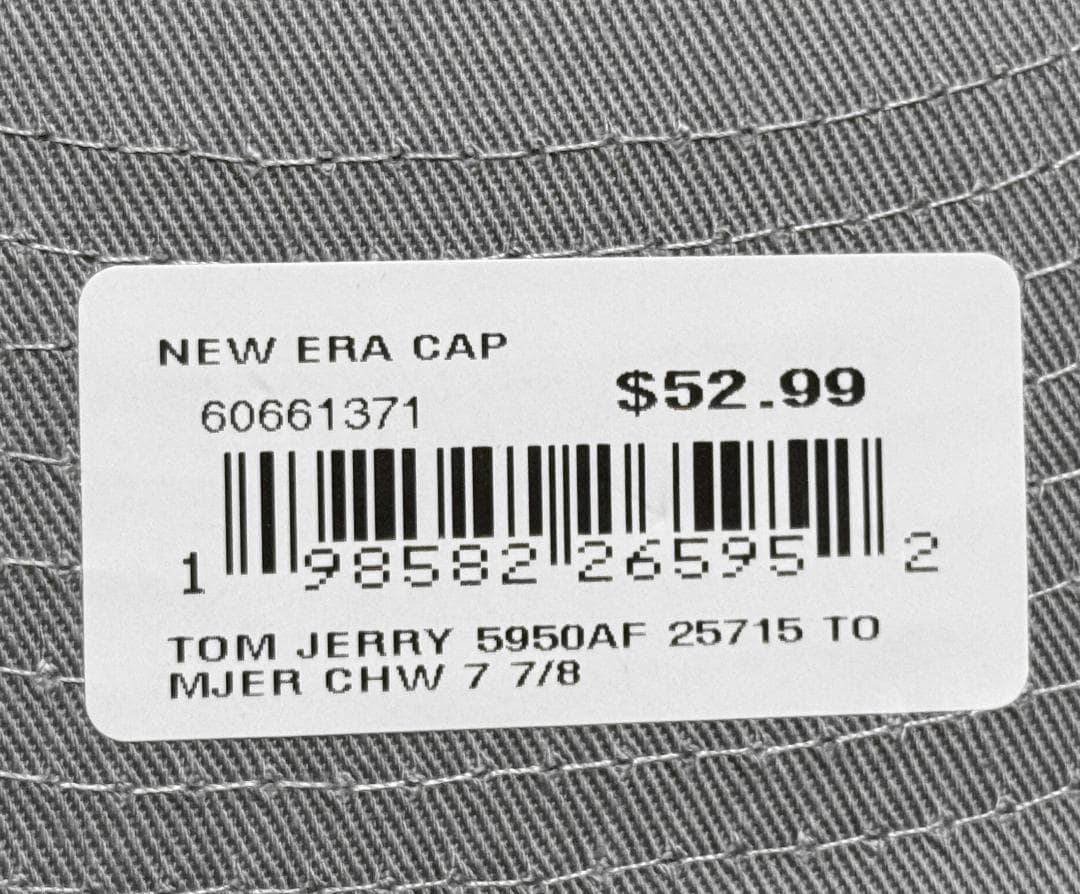 新品 ニューエラ トムとジェリー59FIFTY A-Frame85周年7 7/8