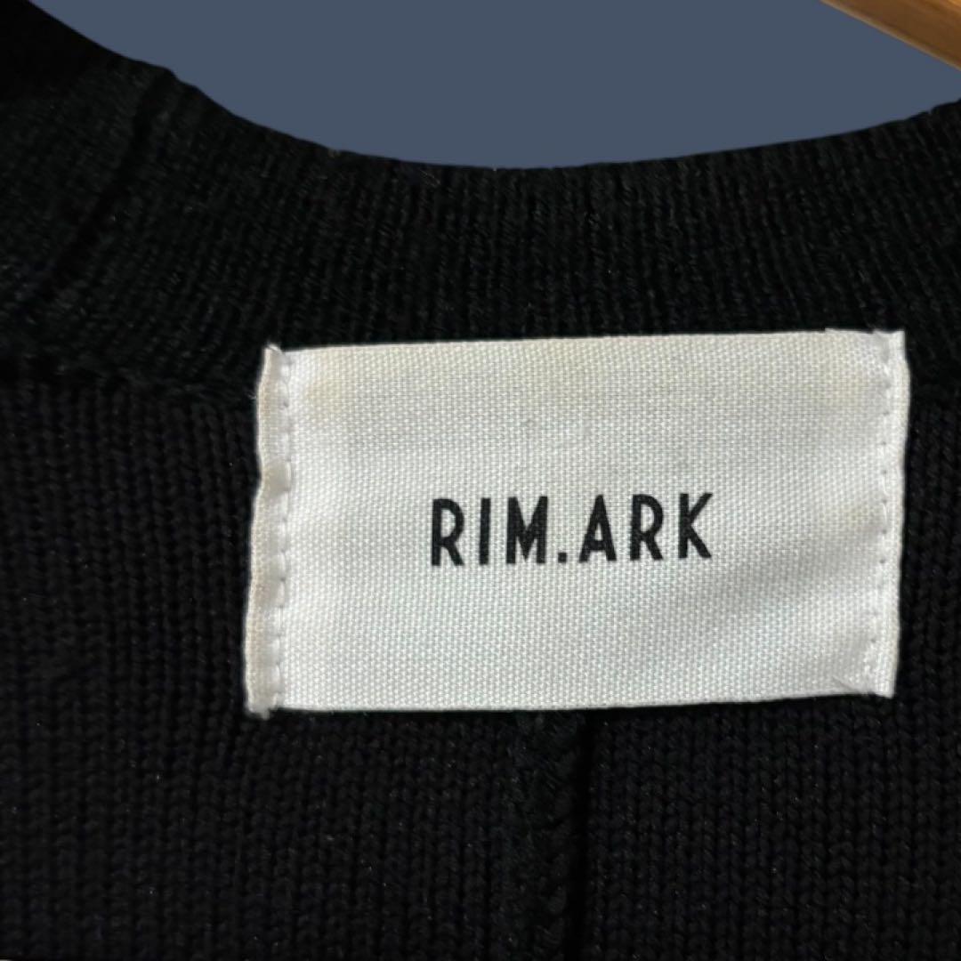 【美品】RIM.ARK リムアーク カバードニットガウン ブラック