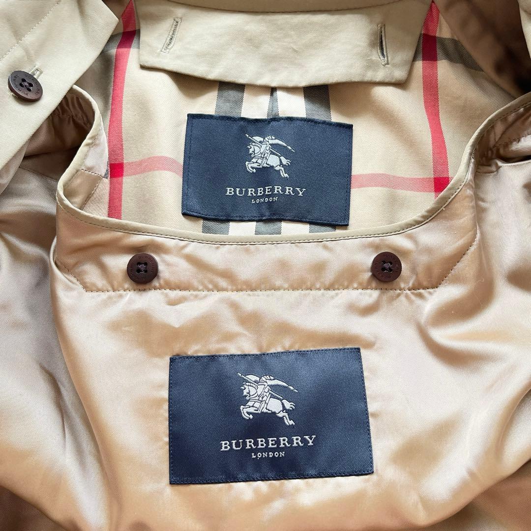 極美品　大きいサイズ　バーバリーロンドン　トレンチコート　ライナー　メガチェック