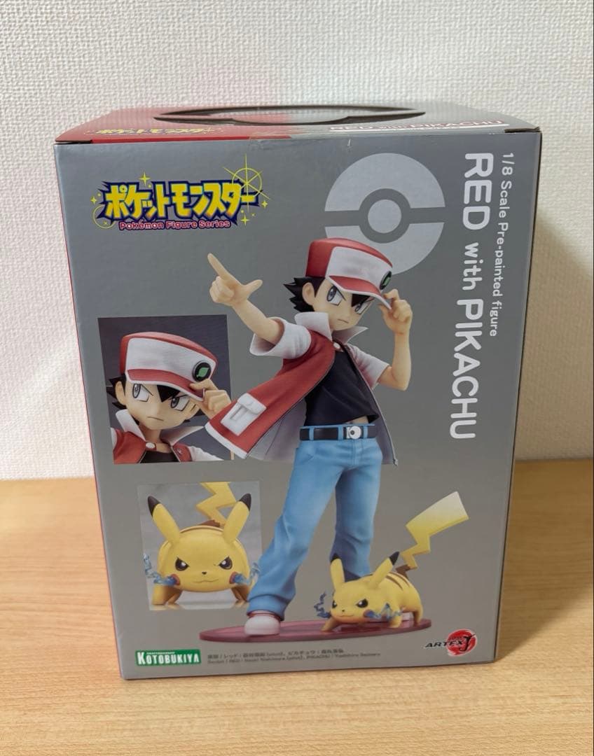 【シゲ】ポケモン ARTFX J レッド with ピカチュウ フィギュア