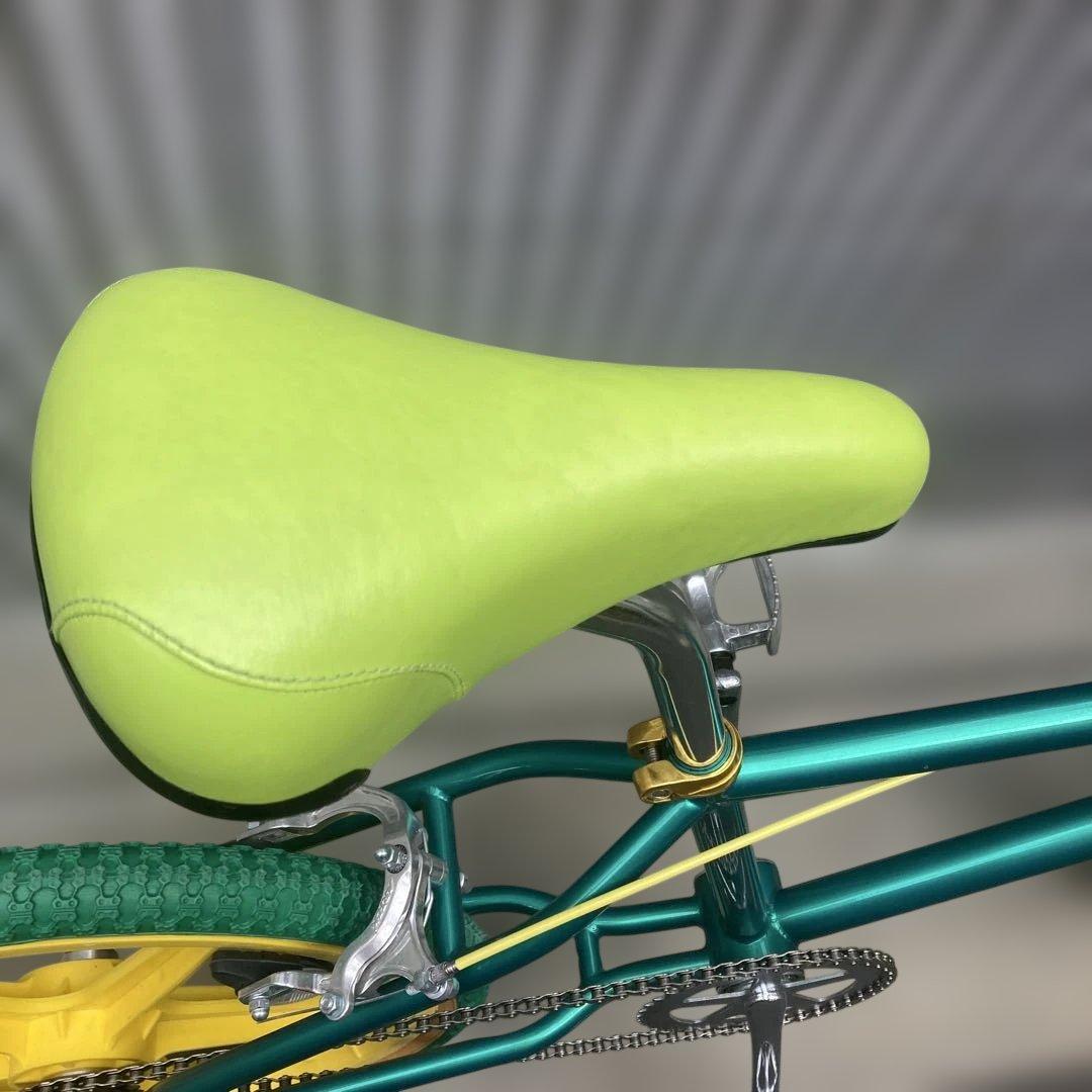 m*p様 BMX 20インチ_プロホイール_グリーン×イエロー