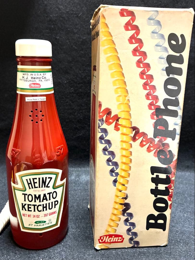 ハインツ　HEINZ ケチャップボトル　電話機　アドバタイジング ビンテージ