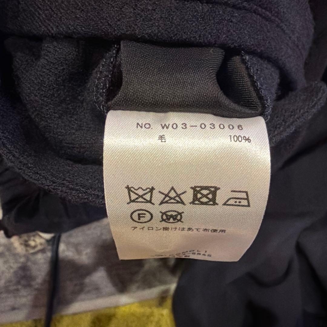 comoli 22AW リファインウールジャケット/パンツ ネイビー　美品　2