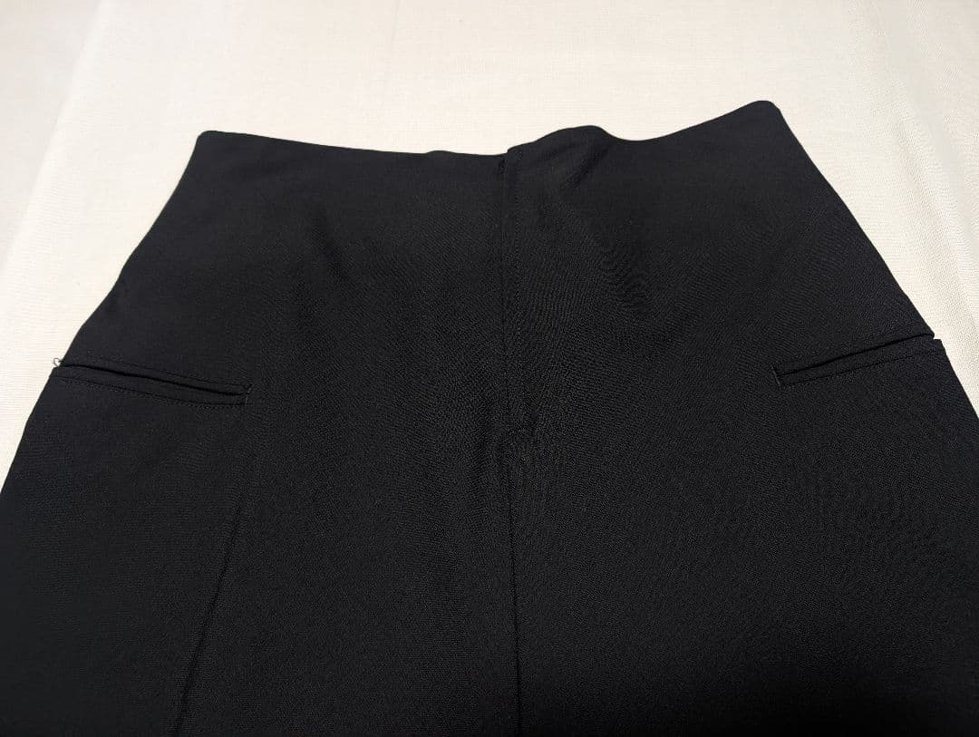【Yohji Yamamoto +NOIR】フロントスリットロングスカート