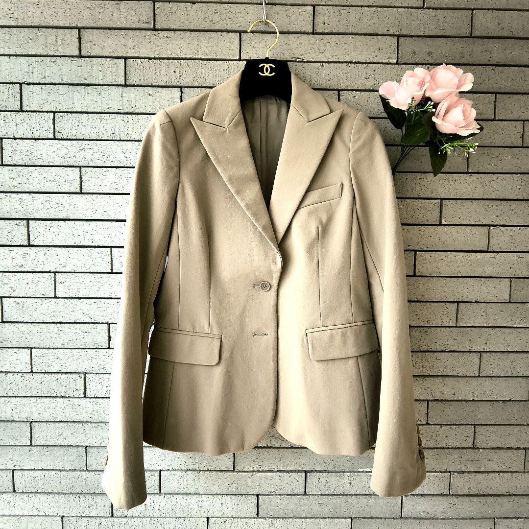 ❤【セオリー】✨美品　コットンストレッチジャケット　ベージュ　L