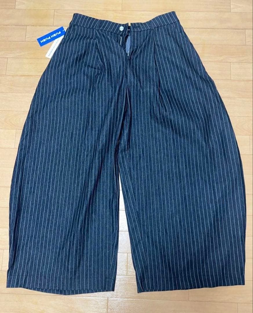 未使用 Push push パンツ黒 L バギーパンツ プッシュプッシュ