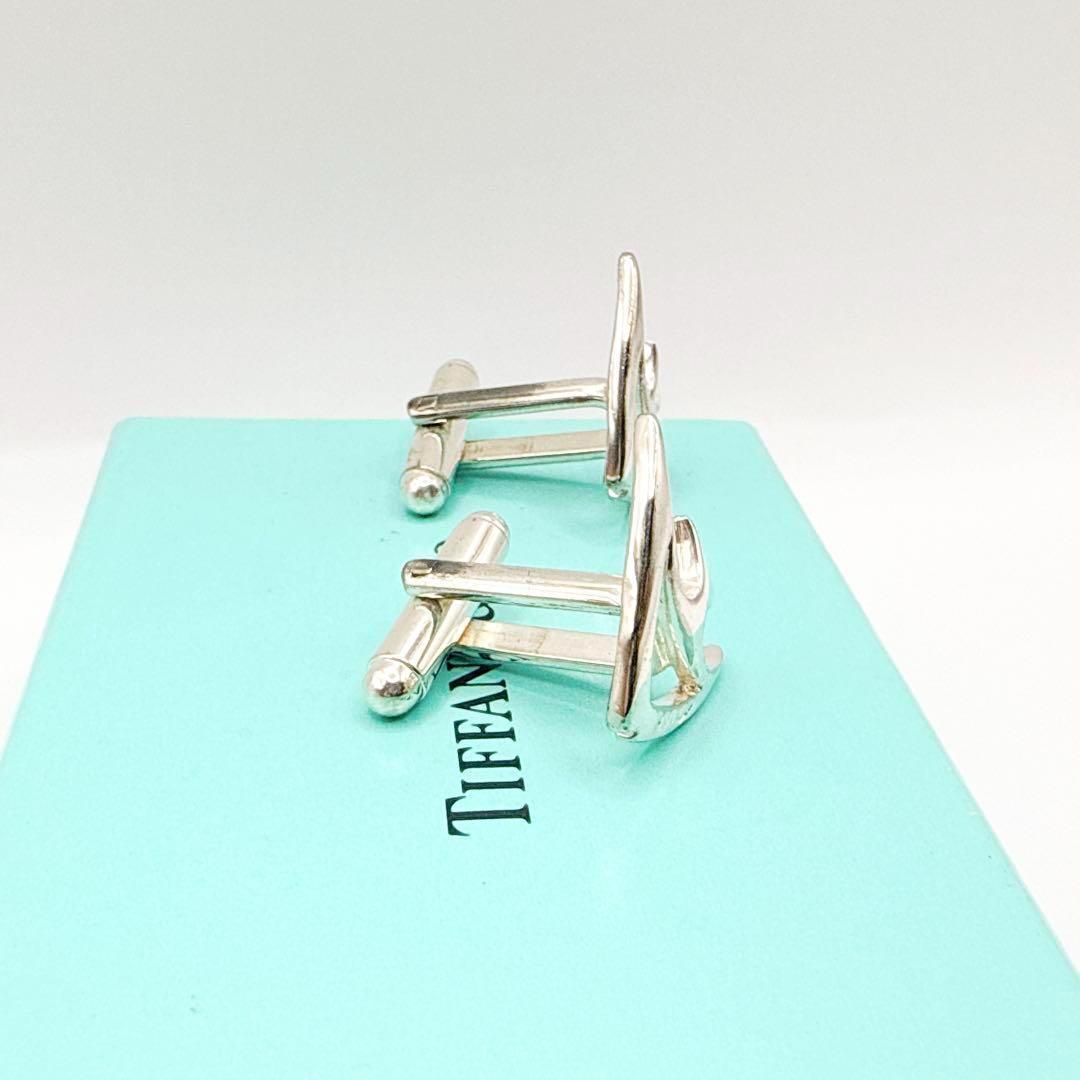 2716-3 保存箱・袋付き✨Tiffany カフス　SV925