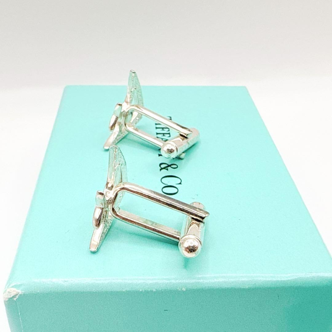 2716-3 保存箱・袋付き✨Tiffany カフス　SV925