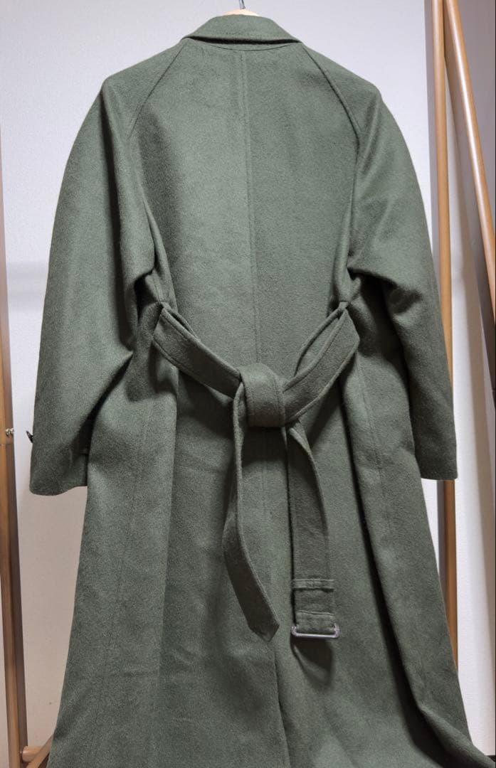 新品 AURALEE 25AW BABY CAMEL FLANNEL COAT