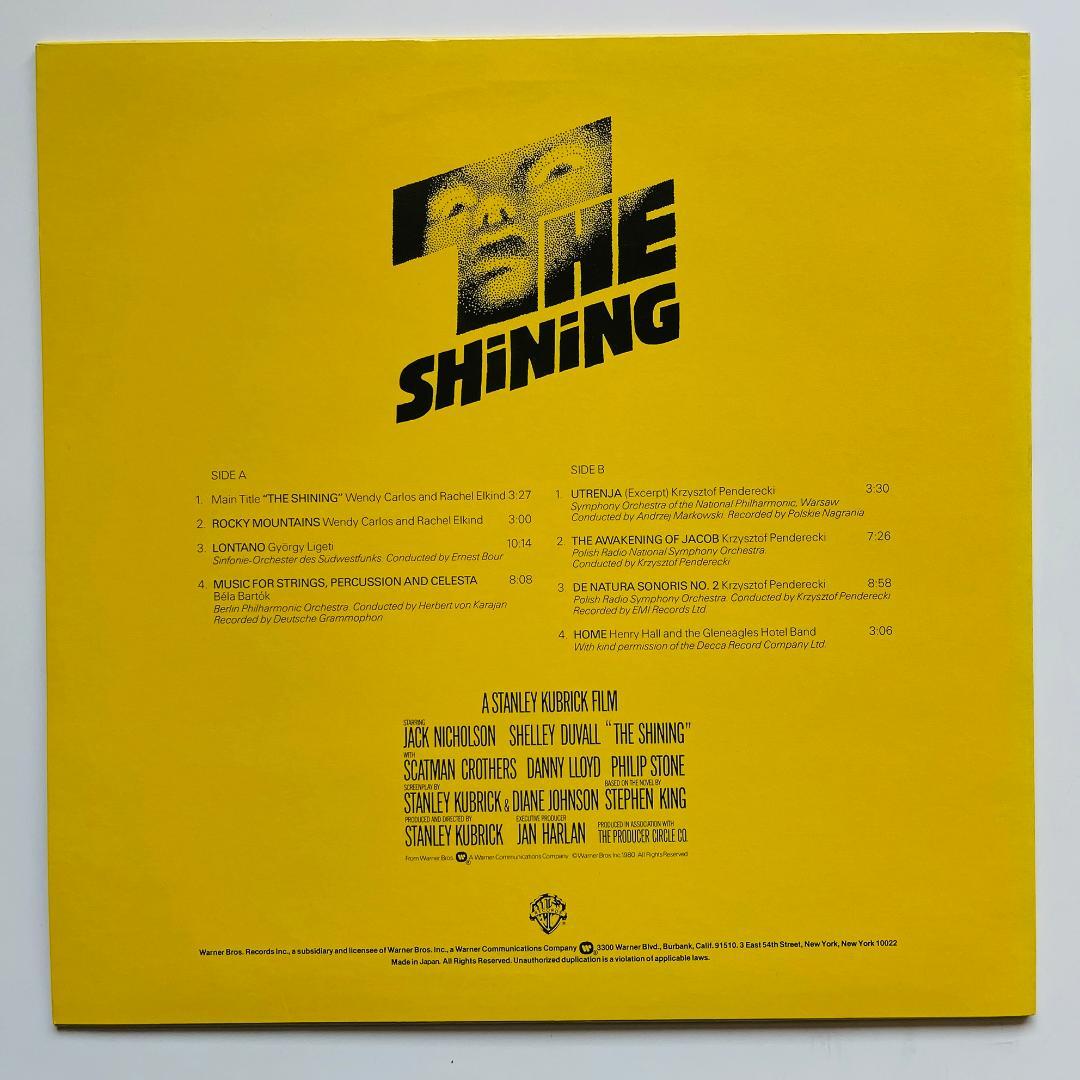 美盤 レコード シャイニング The Shining スタンリー・キューブリック