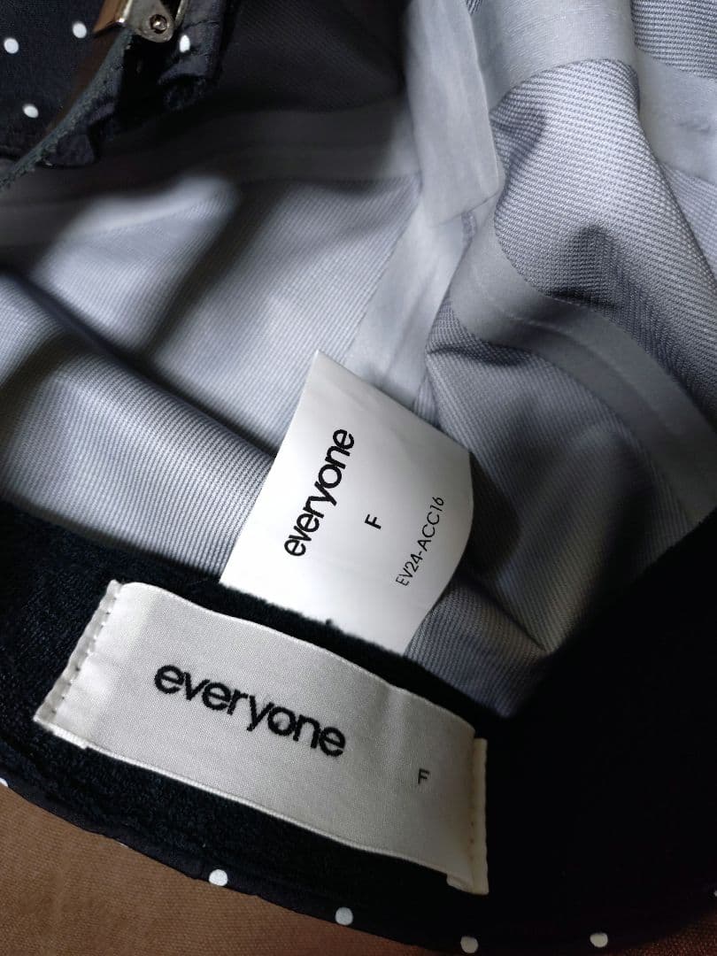 everyone 3layer dot cap ロゴ ドット キャップ