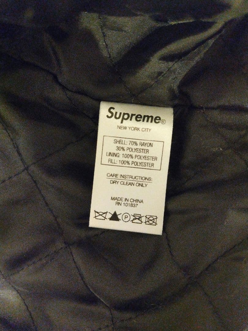 き*ん様 Supreme シュプリーム ダイヤモンドレーヨンボンバージャケット