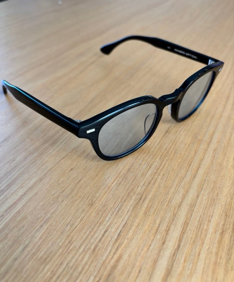 United Arrows KANEKO （金子眼鏡） 黒縁×ブルーレンズ