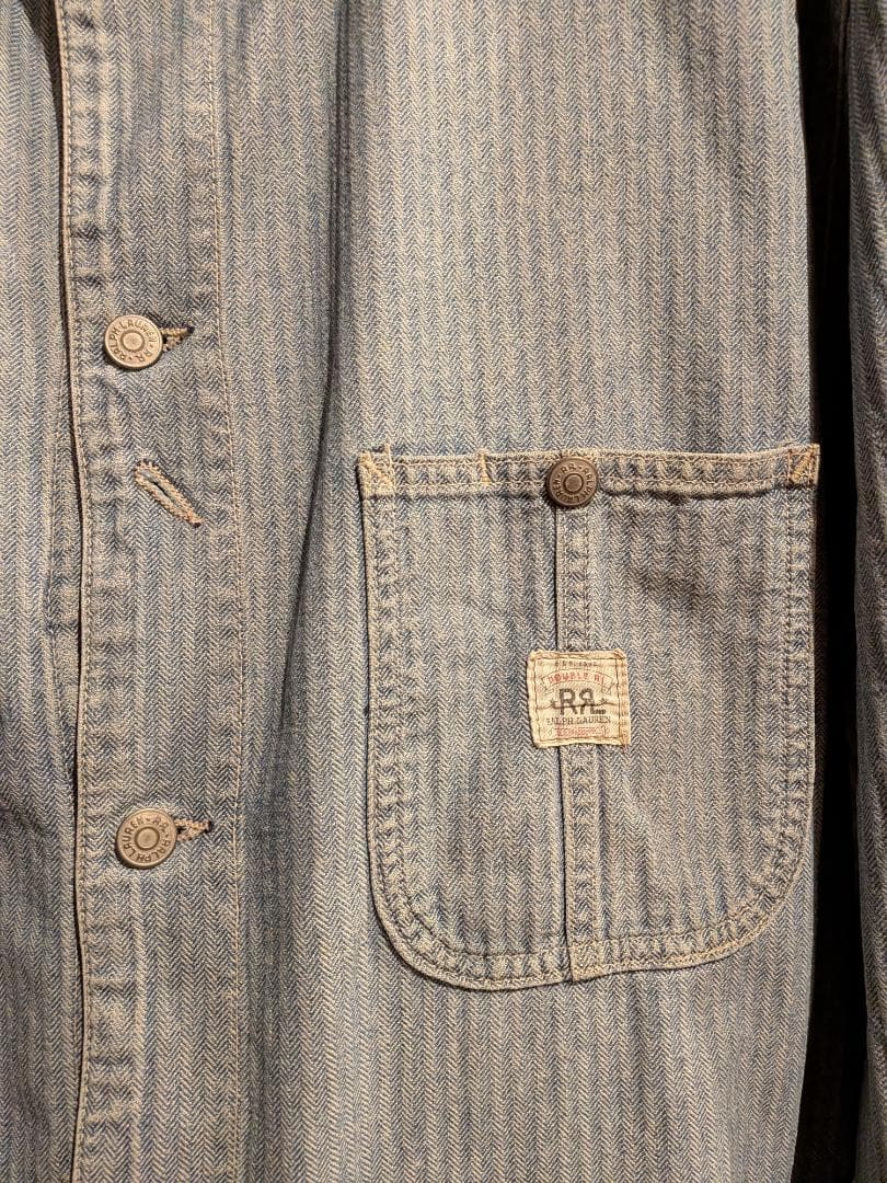RRL デニム カバーオール ヘリンボーン