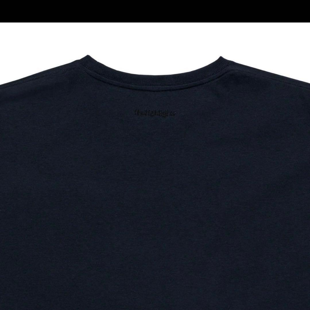トップス thehighlights big tee navy