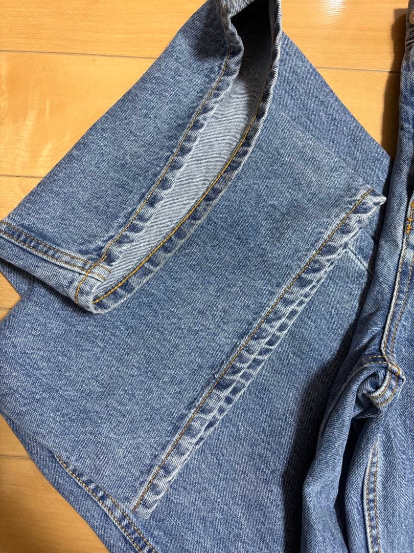 k*n様 ER Emma DENIM ブルーストレートデニム