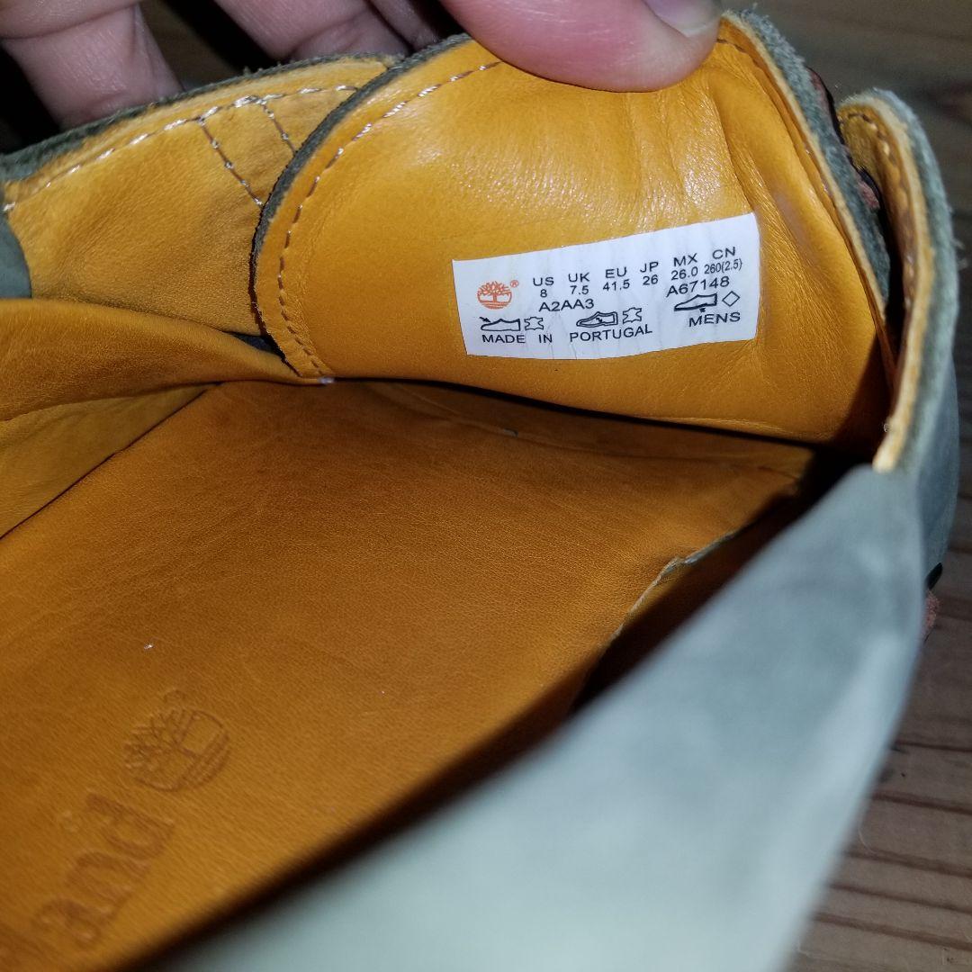 美品　Timberland ティンバーランド 3eye スリーアイ 26 カーキ