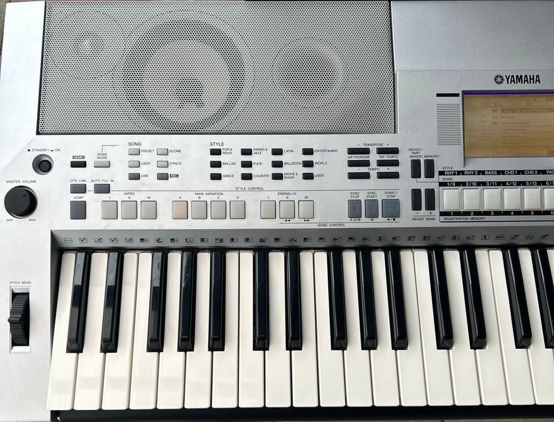 Yamaha PSR-S550 61鍵盤　シルバー