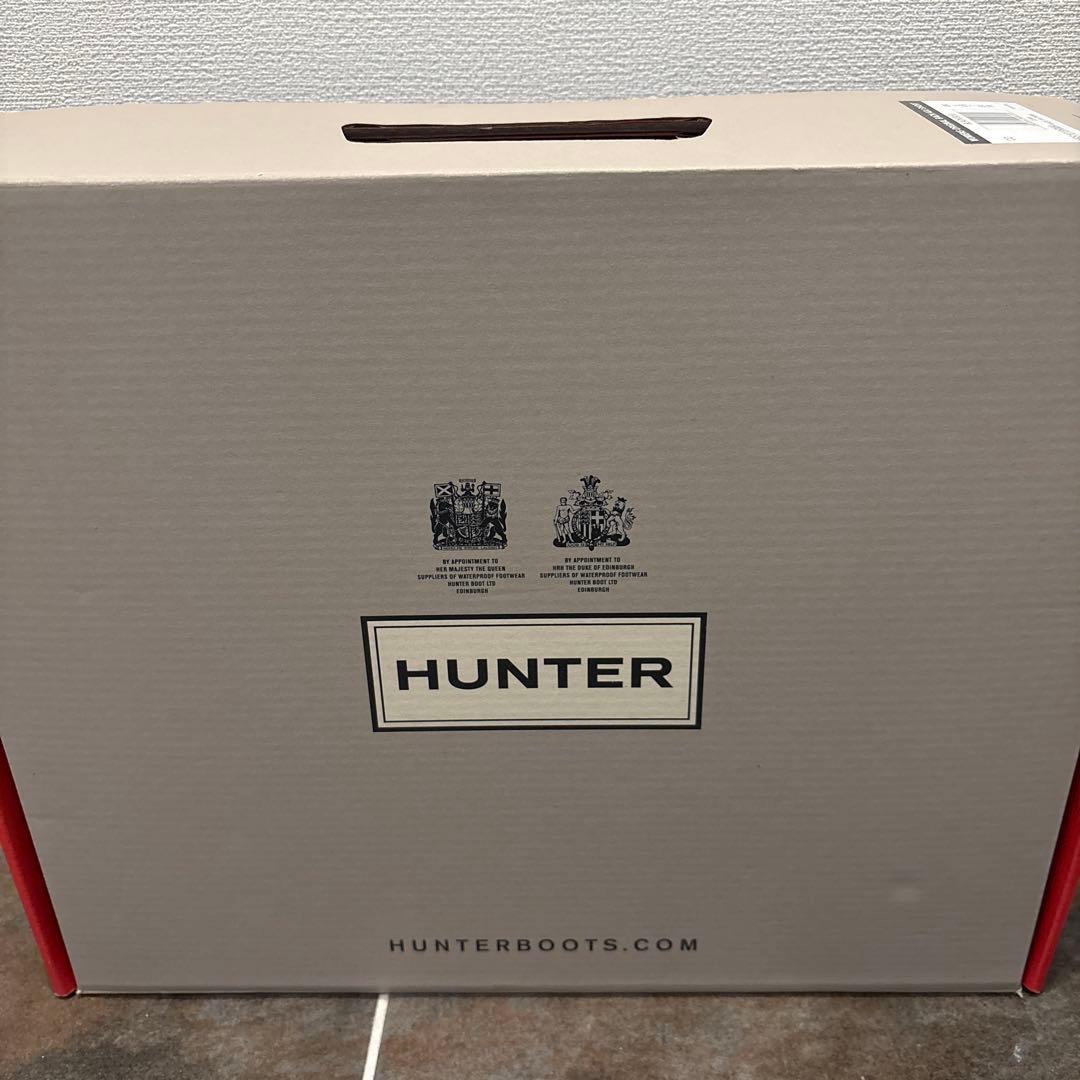 HUNTER ショート バック アジャスタブル レインブーツ 24cm 長靴