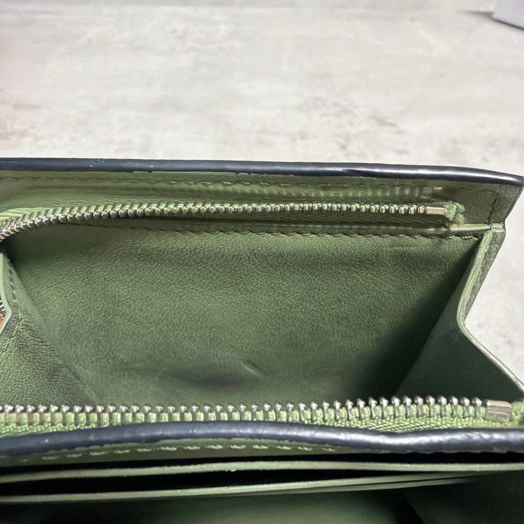 LOEWE ロエベ 二つ折り財布 アナグラム コンパクト フラップウォレット