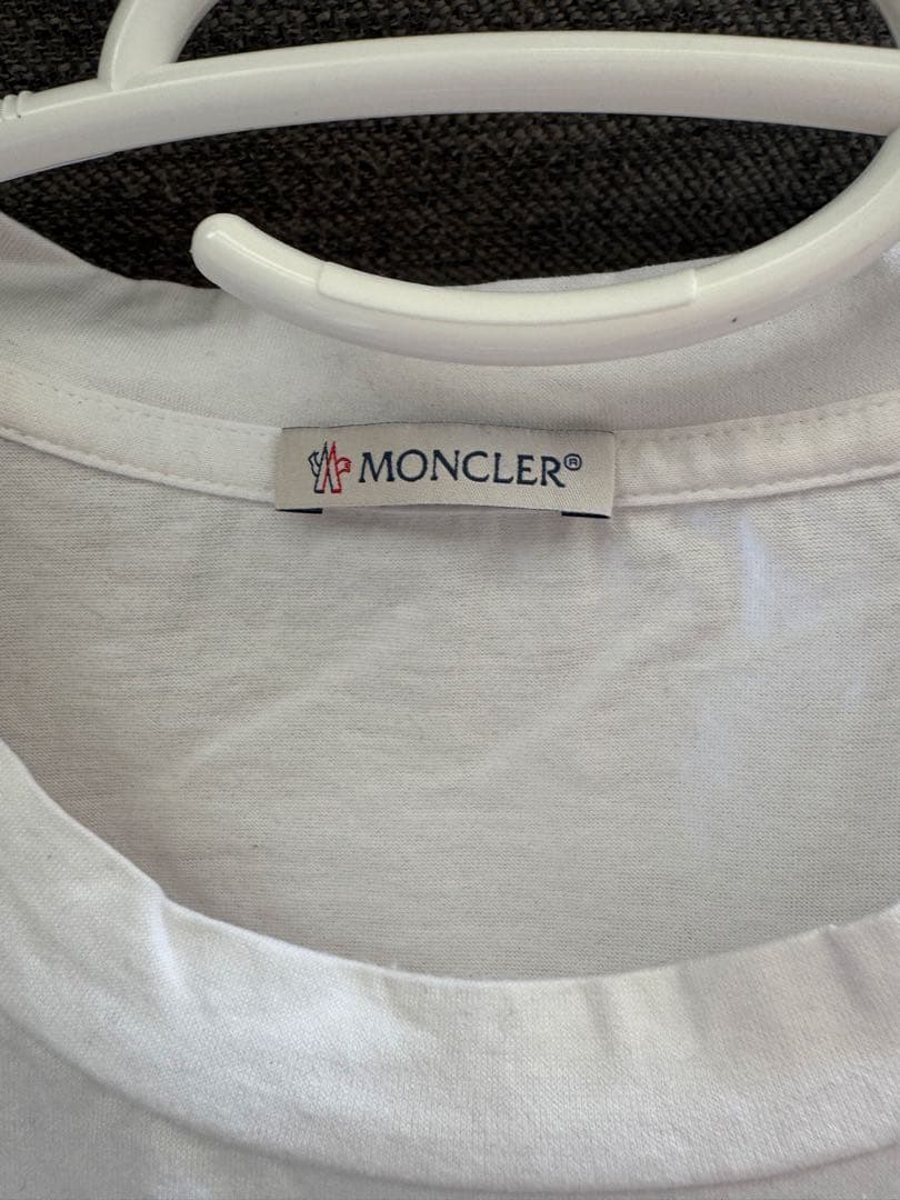 MONCLER ストライプ Tシャツ ホワイト