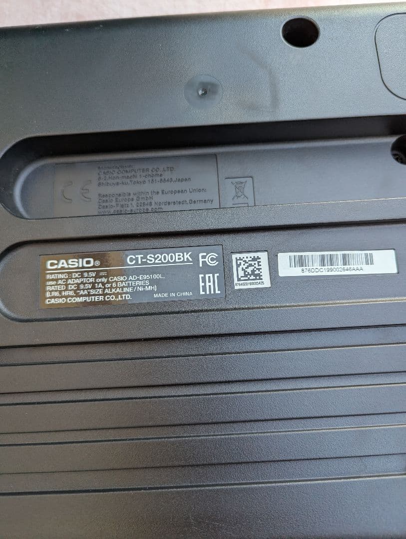 CASIO　キーボード　Casiotone CT-S200 61鍵盤