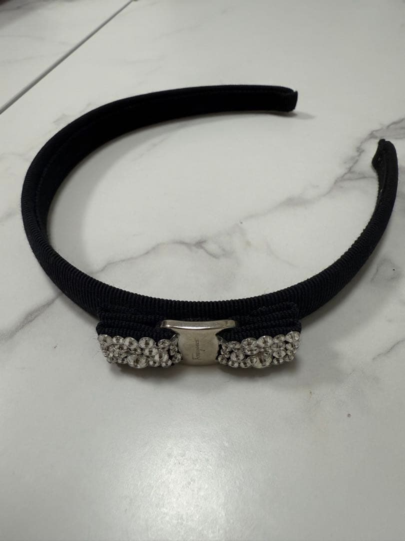 FERRAGAMO カチューシャ ブラック