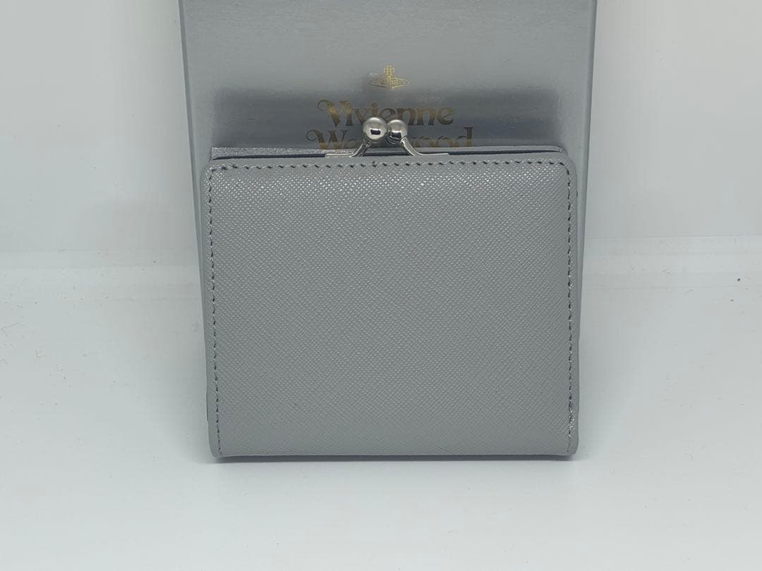 【新品未使用】Vivienne Westwood グレー 二つ折り財布