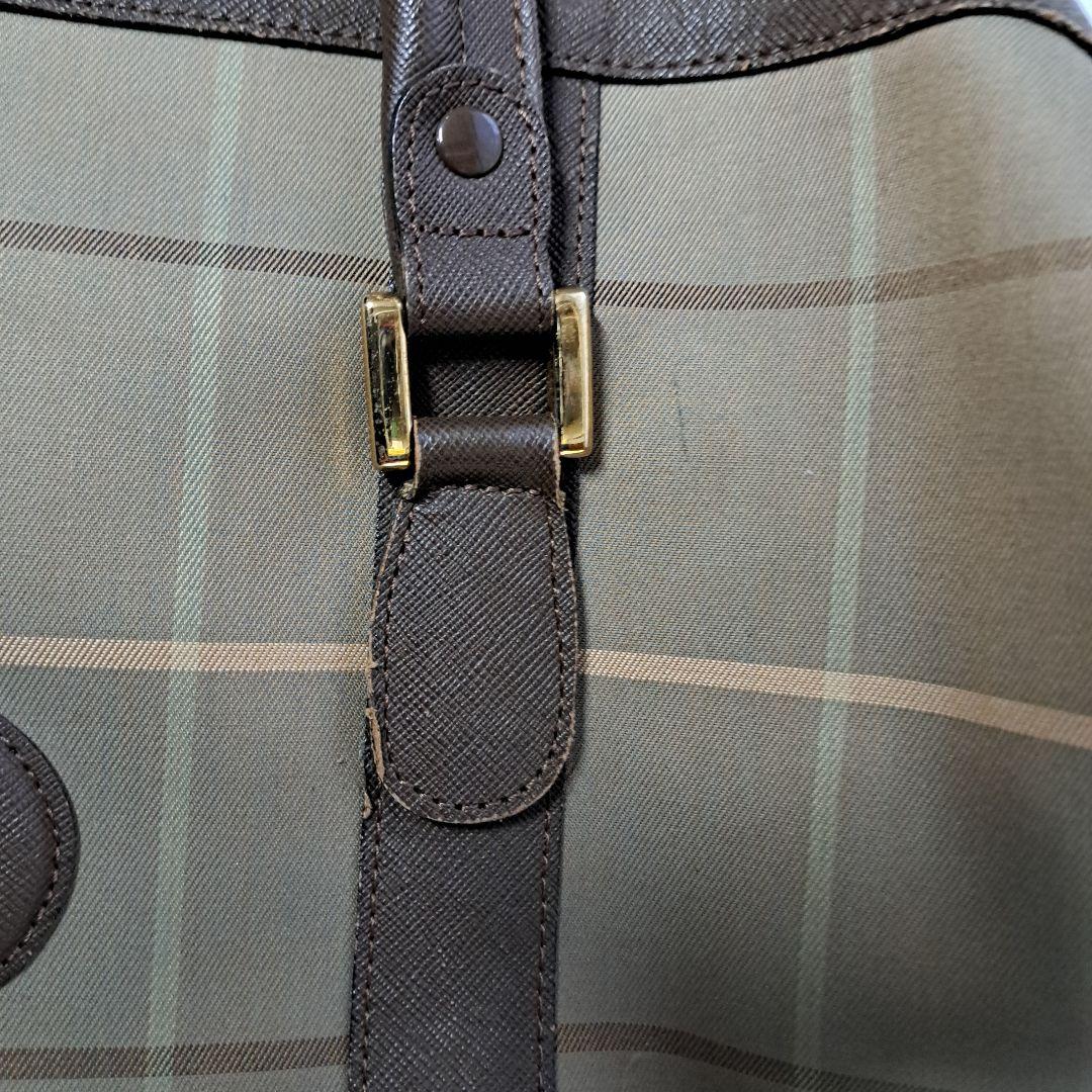 BURBERRY　ミニボストンバッグ　オールドバーバリー