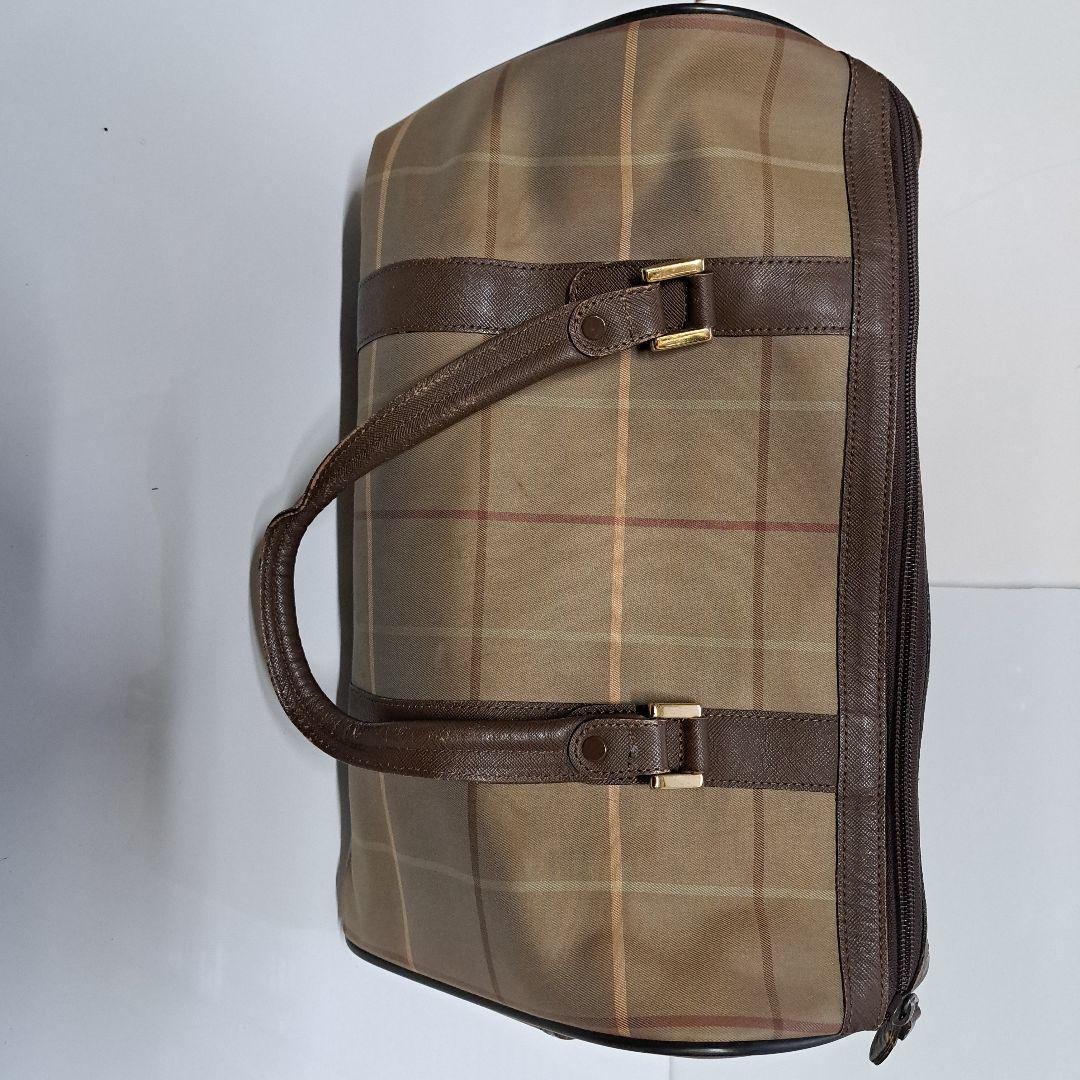 BURBERRY　ミニボストンバッグ　オールドバーバリー