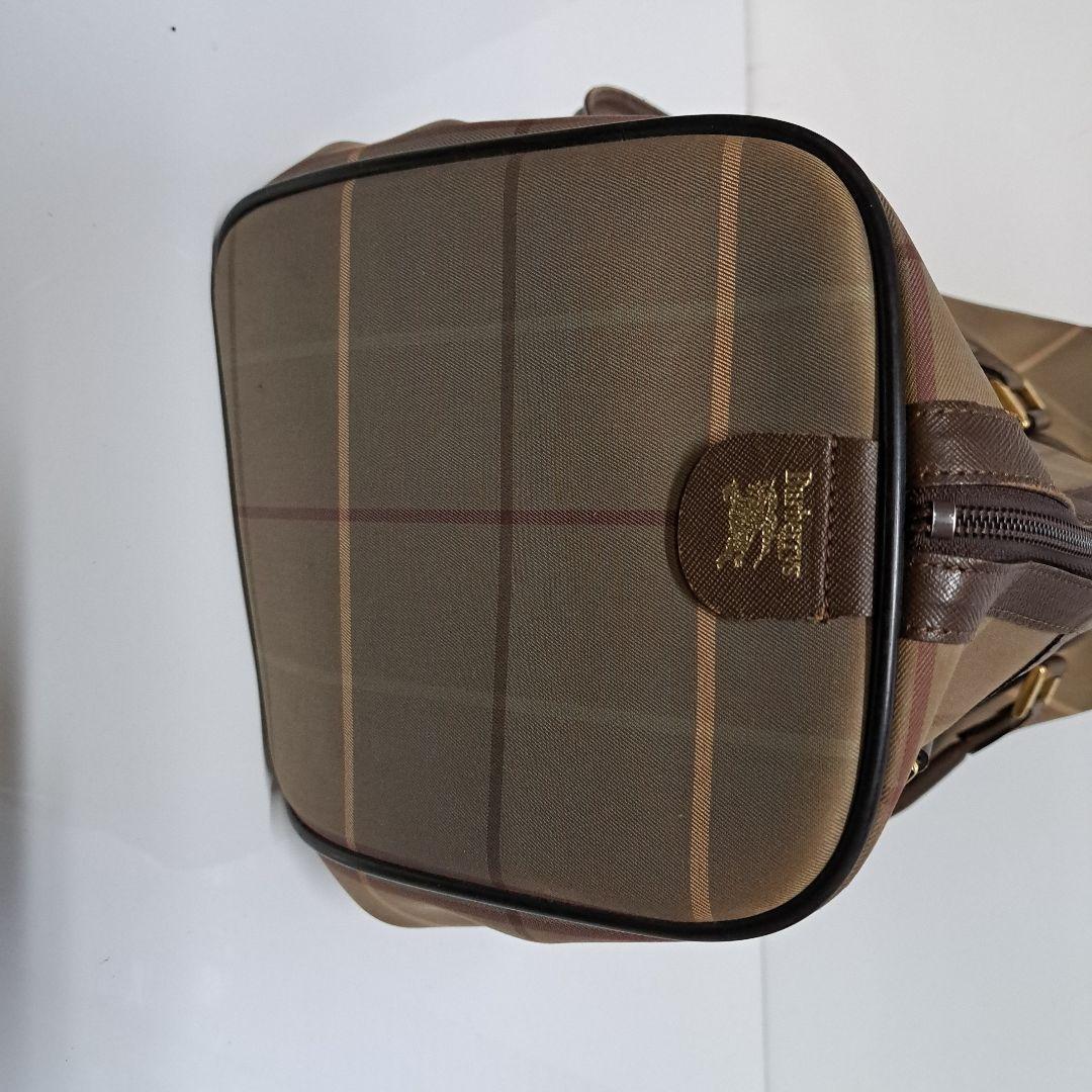 BURBERRY　ミニボストンバッグ　オールドバーバリー