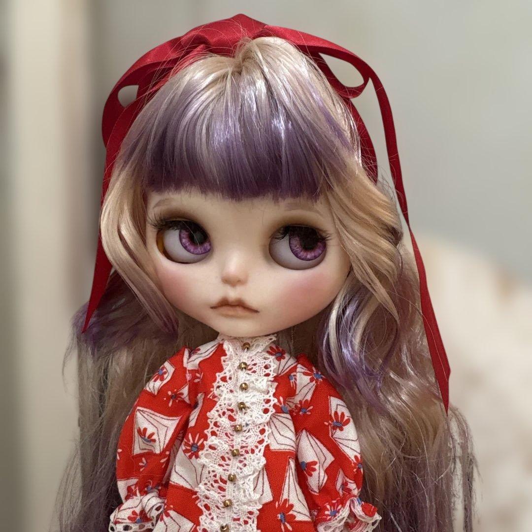 カスタムアイシードール 染色パープル　本体のみ
