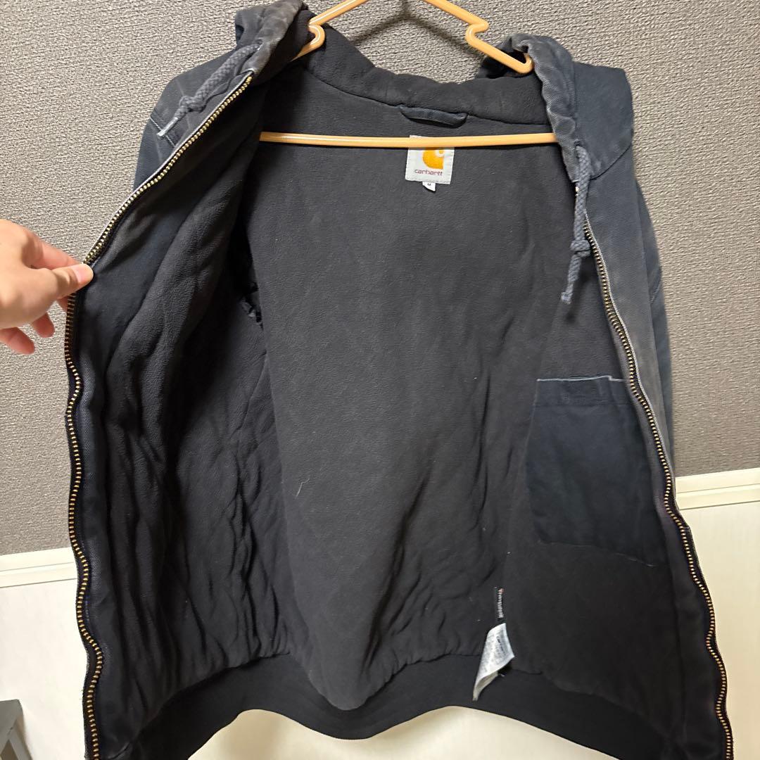 Carhartt アクティブジャケット フェード M ブラック