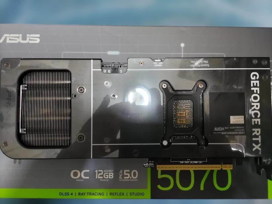 B*k様 ASUS PRIME GEFORCE RTX 5070 12GB OC