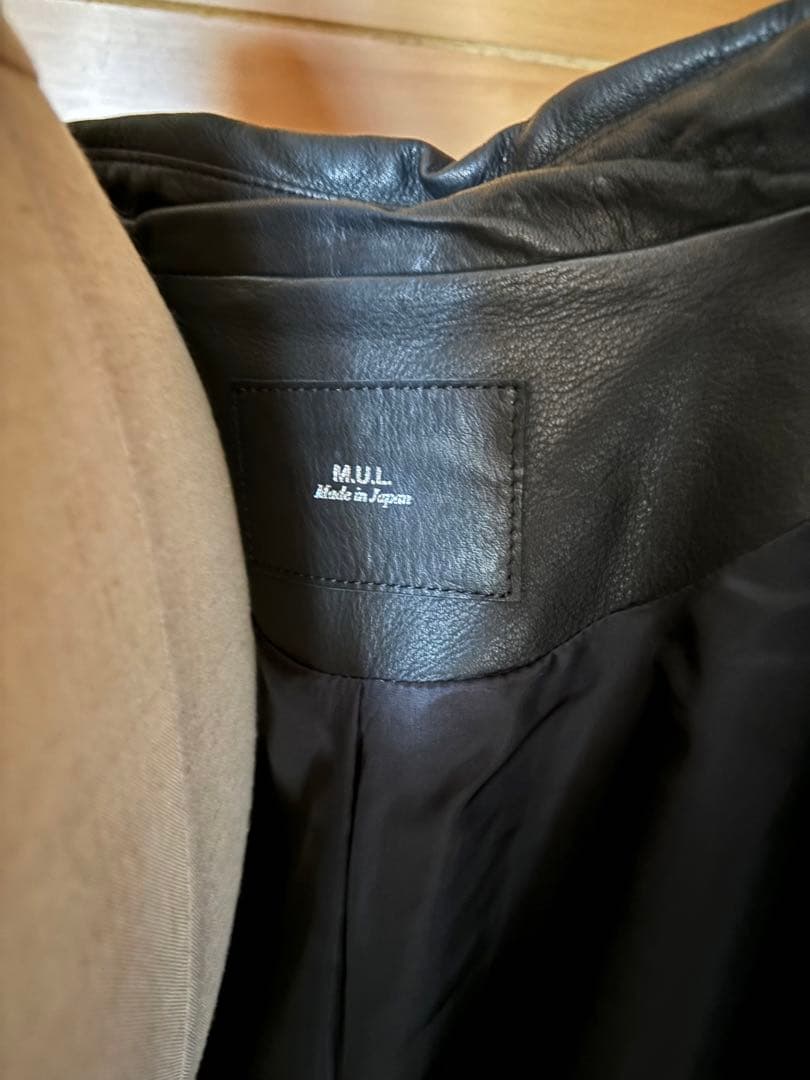 M.U.L レザーコート　新品　154,000円