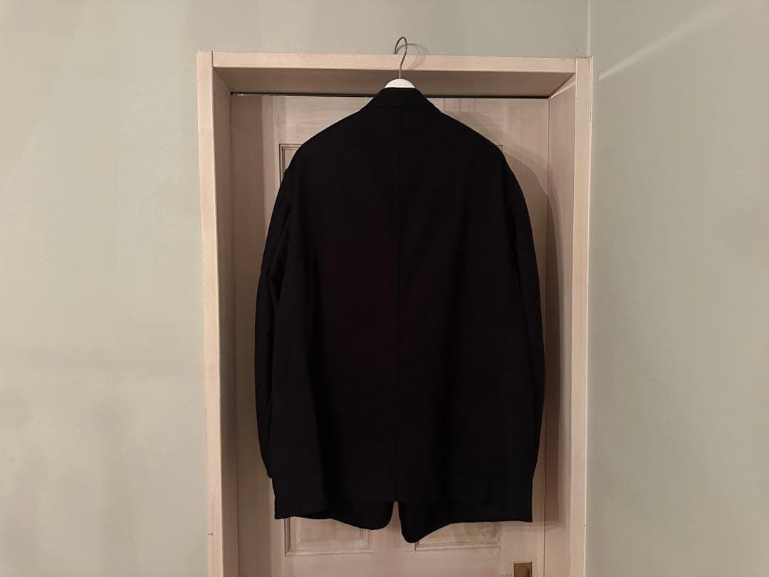 26ss COMOLI コモリ ブラックドリル ジャケット パンツ セットアップ