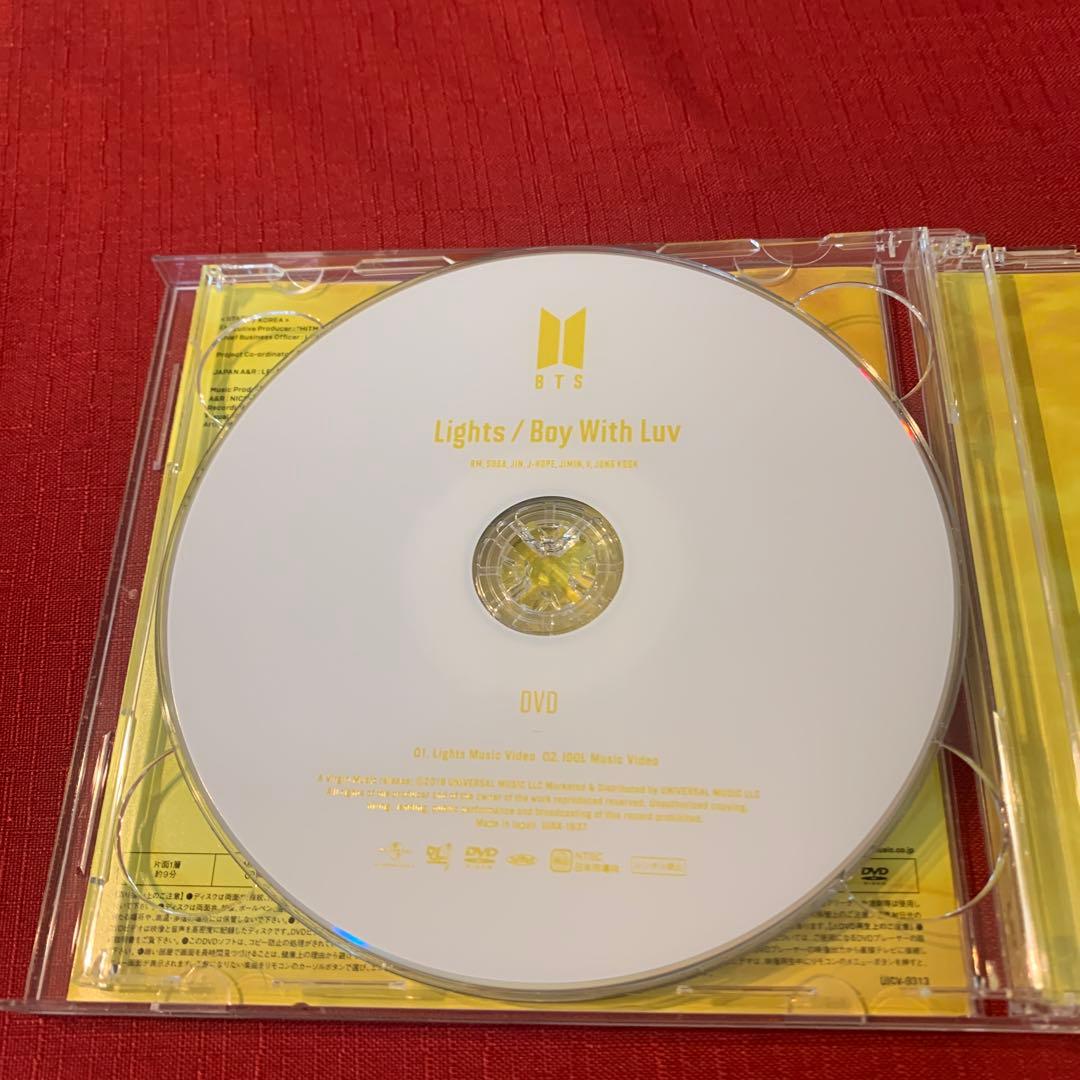 希少 レア サイン入り BTS Lights Boy with luv