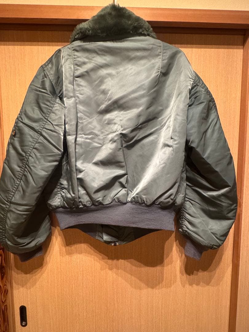 90s ALPHA B-15D 復刻　フライトジャケット USA製　M