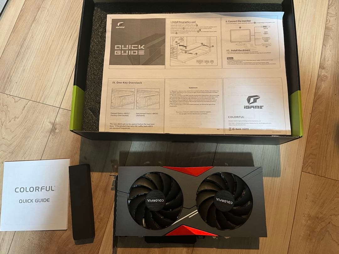 グラフィックボード・グラボ・ビデオカード COLORFUL RTX4060 8GB DDR6
