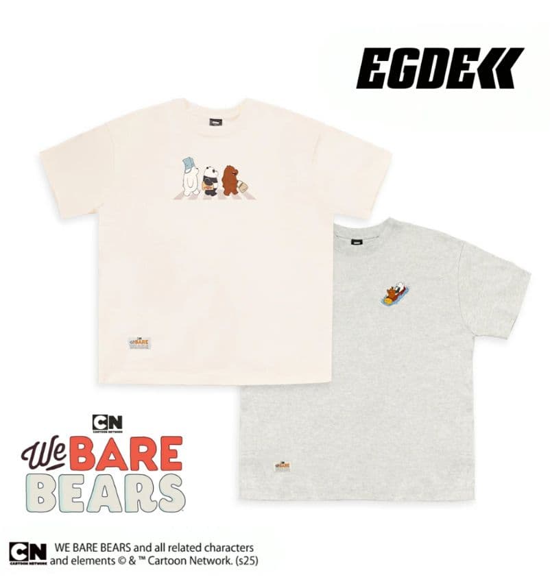EGDE 『WE BARE BEARS』BIG Tシャツ XXL White