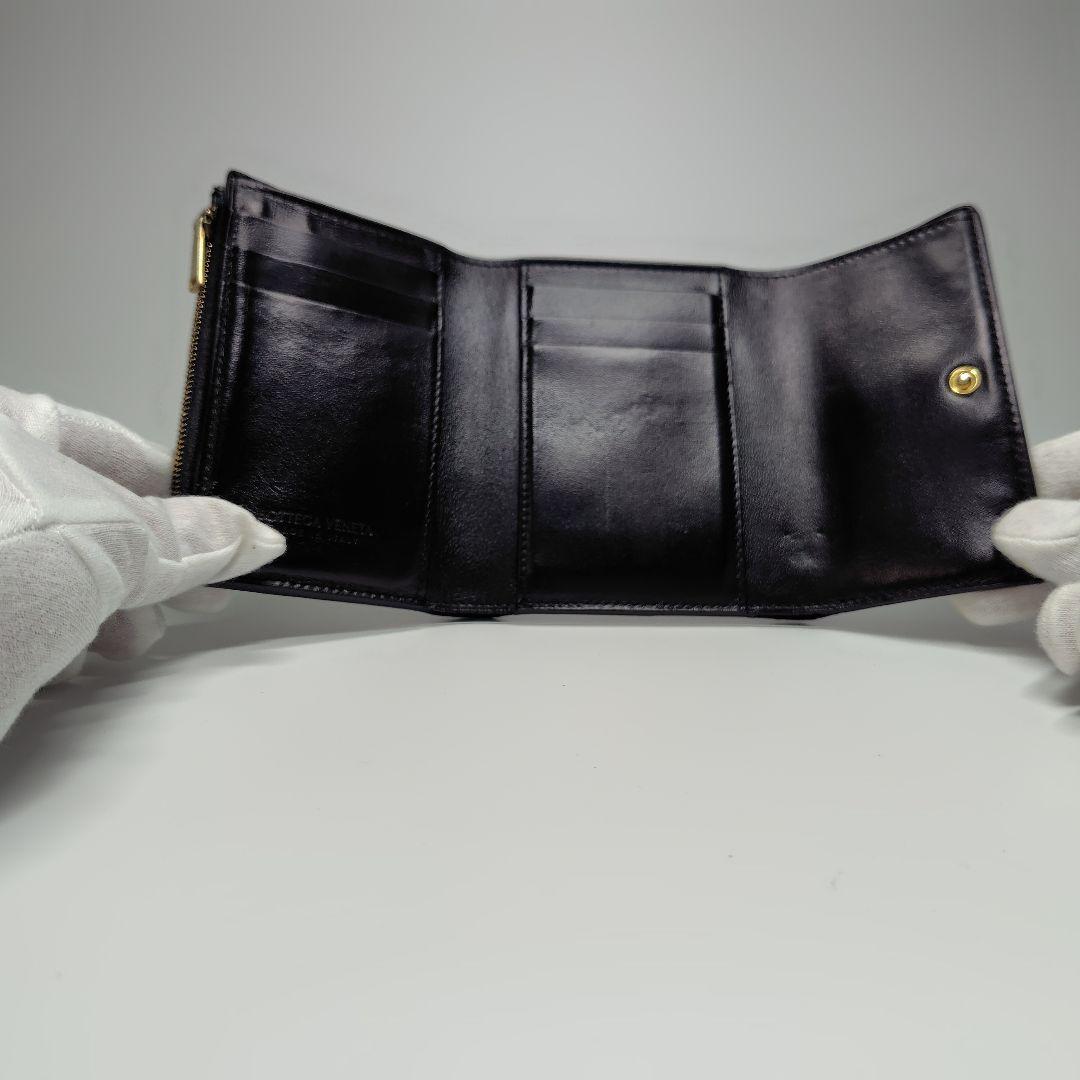 【✨️極美品✨️】BOTTEGA VENETA　カセット　三つ折り財布　ボッテガ