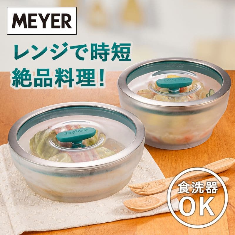 MEYER ANYDAY 耐熱ガラスボウル 2種セット 未使用品