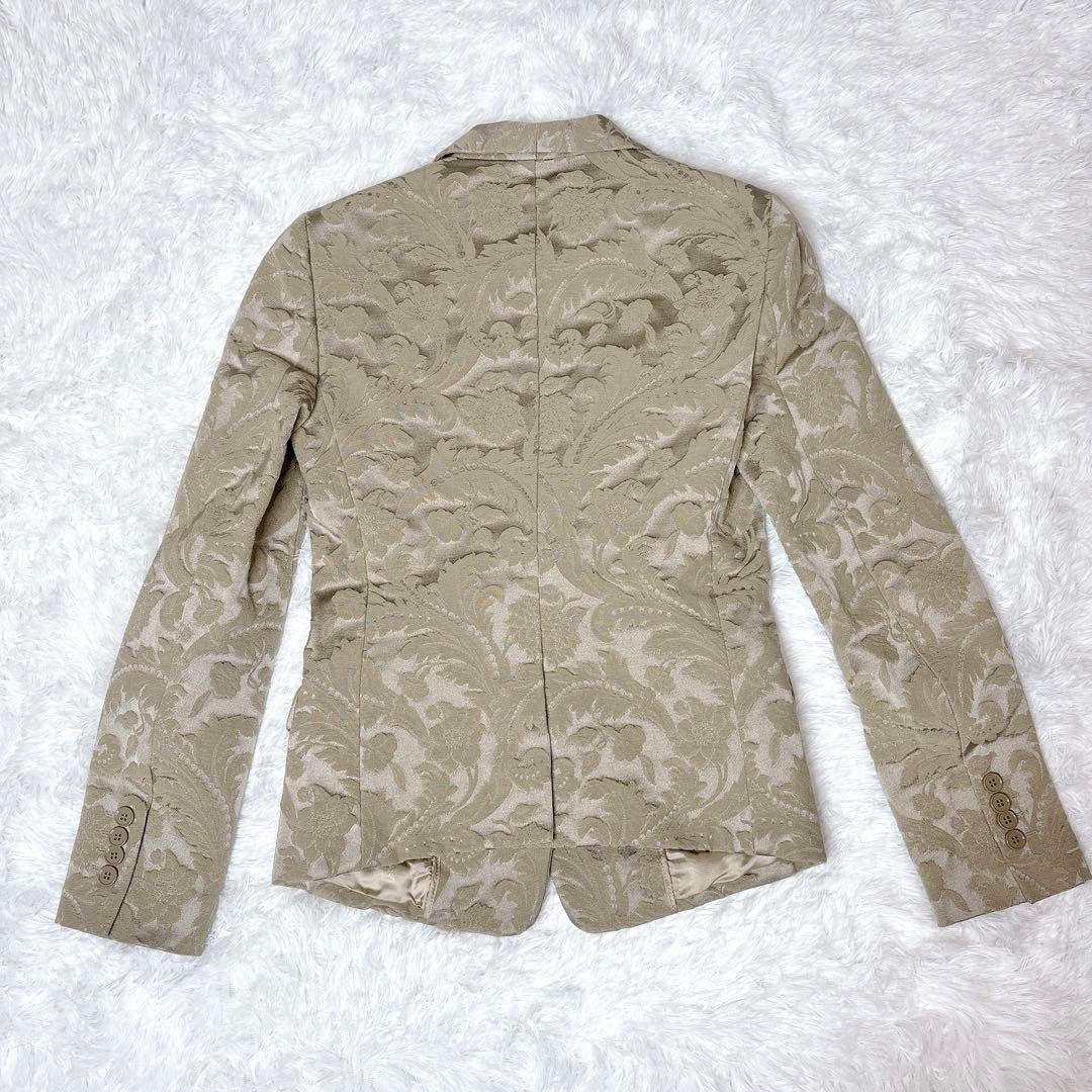 DOLCE&GABBANA 花柄 ジャガード テーラードジャケット 38