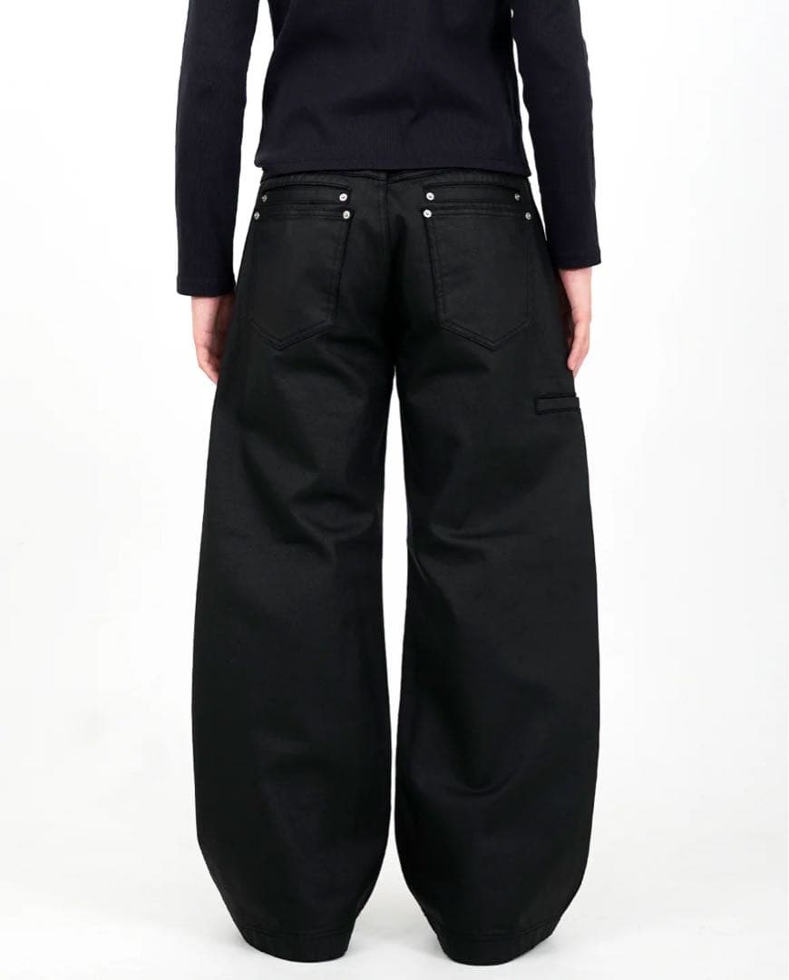 パンツ asapmode/Oil CoatingWide-LegPants L