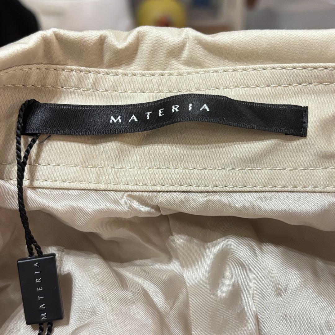 MATERIA マテリア 美シルエット トレンチコート ベージュ 38