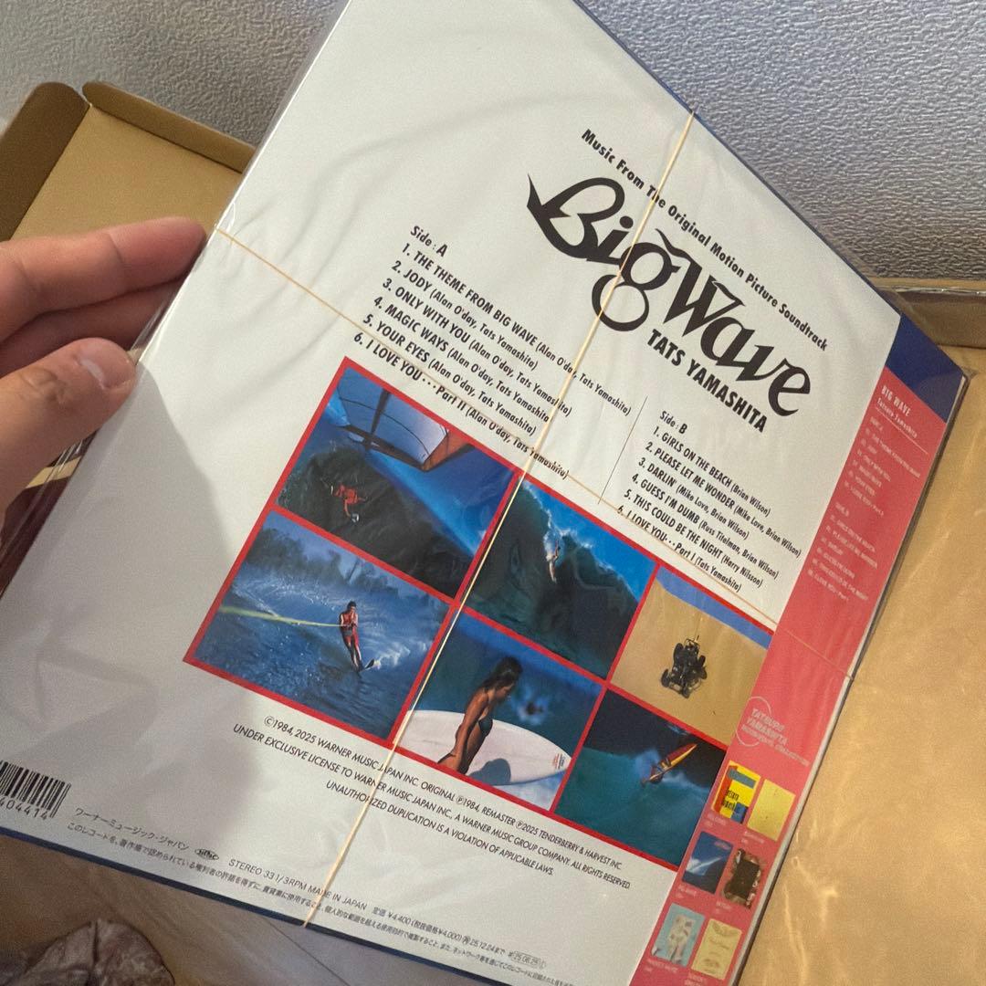 山下達郎 BIG WAVE(Vinyl Edition)＜完全生産限定盤＞