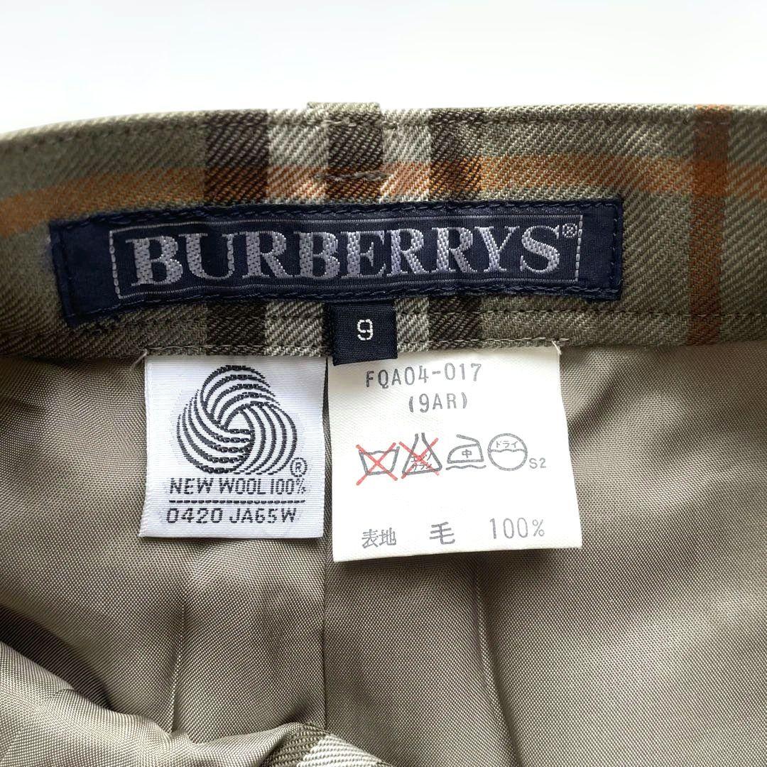 Burberrys バーバリー ウール チェック柄 キュロットハーフパンツ