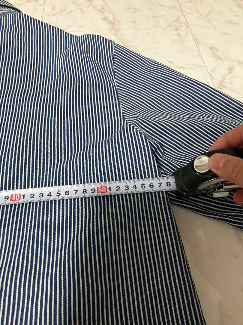 「POINTER BRAND カバーオール ヒッコリー USA製 Lサイズ」
