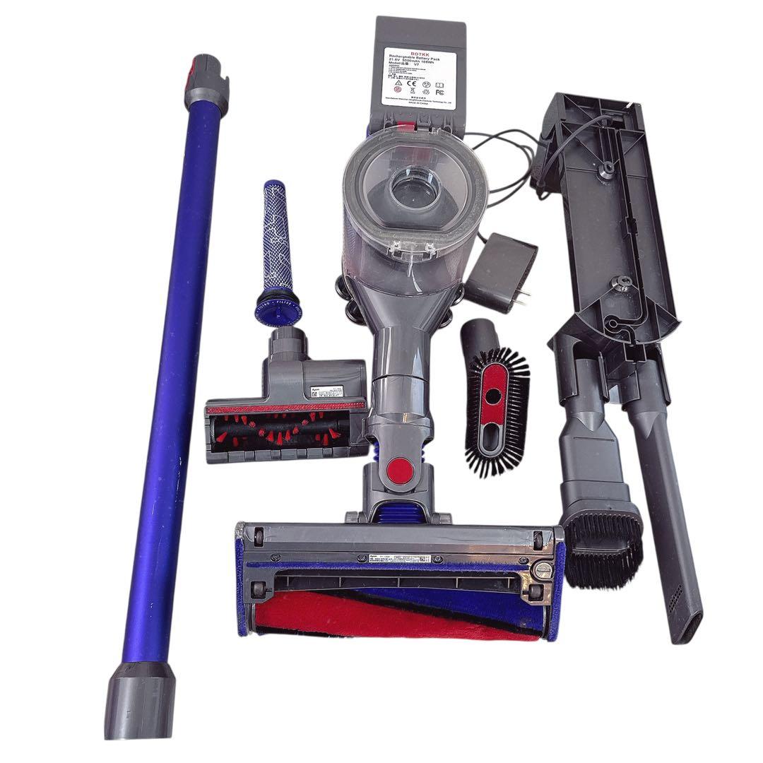 バッテリー新品級 ダイソン Dyson V7 Fluffy (SV11) 洗浄済